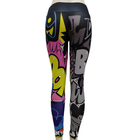 Printed Slim Sports Leggings