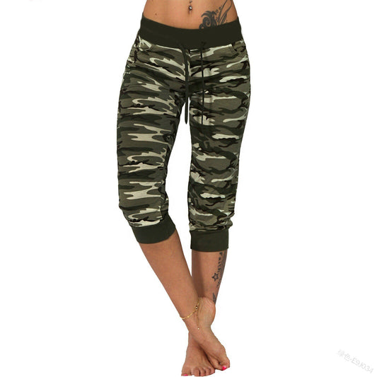 Yoga Camouflage Cut Ankle Pant